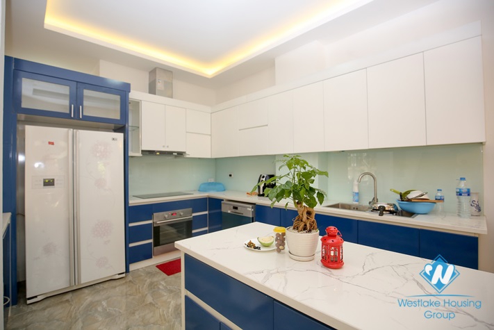 Affordable villa with large patio for rent in Tay Ho