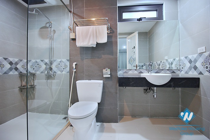 Lake view two bedroom apartment for rent in No 57 Trinh Cong Son, Tay Ho, Ha Noi, Viet Nam