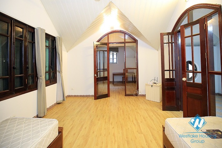 Swimming pool house for rent in Tay Ho, Hanoi