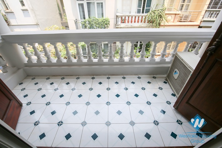 Affordable villa with large patio for rent in Tay Ho