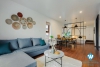 Bright spacious 2-bedroom serviced apartment for rent on To Ngoc Van