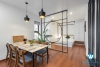 Bright spacious 2-bedroom serviced apartment for rent on To Ngoc Van