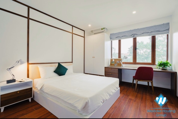 Bright spacious 2-bedroom serviced apartment for rent on To Ngoc Van