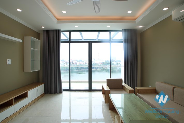 01 bedroom apartment with lake view for rent in Truc Bach area, Ba Dinh, Hanoi