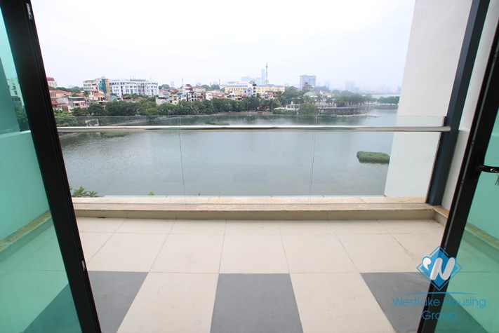 01 bedroom apartment with lake view for rent in Truc Bach area, Ba Dinh, Hanoi
