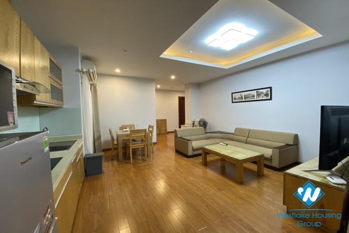 Clean and beautiful two bedrooms apartment for rent near Vincom tower, Ha noi