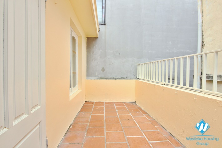 Furnished house rental with swimming pool in a quiet area in Tay Ho district, Hanoi