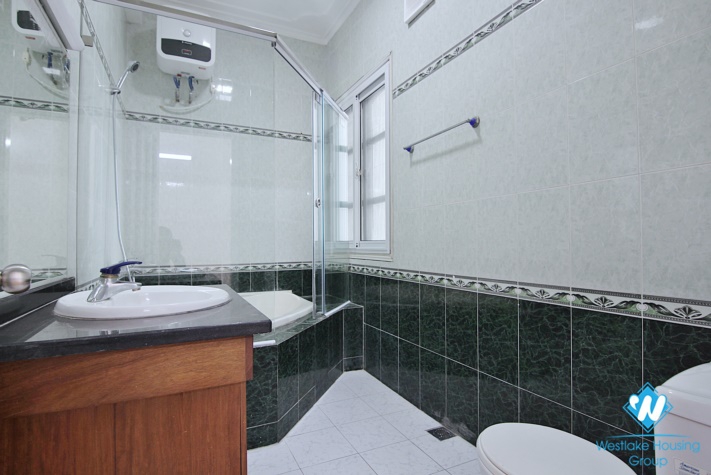 Furnished house rental with swimming pool in a quiet area in Tay Ho district, Hanoi