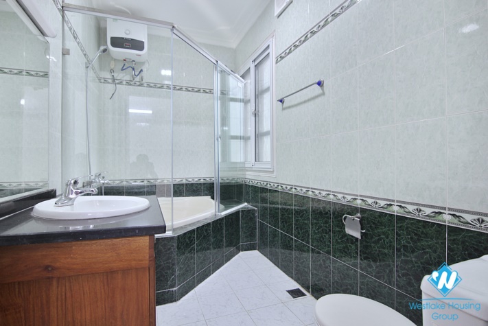 Furnished house rental with swimming pool in a quiet area in Tay Ho district, Hanoi