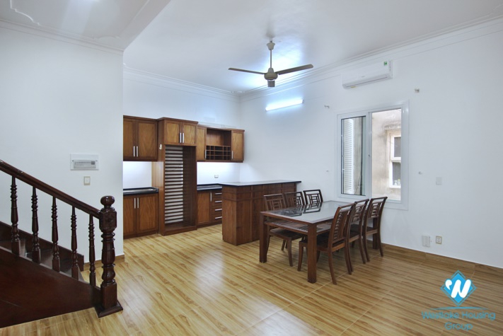 Furnished house rental with swimming pool in a quiet area in Tay Ho district, Hanoi