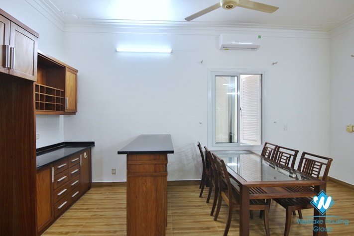 Furnished house rental with swimming pool in a quiet area in Tay Ho district, Hanoi