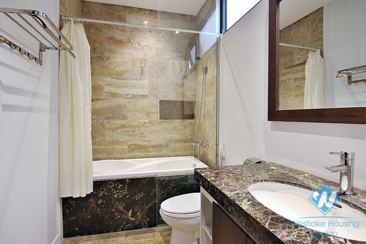 Beautiful apartment with Westlake view for rent in Tay Ho, Ha Noi