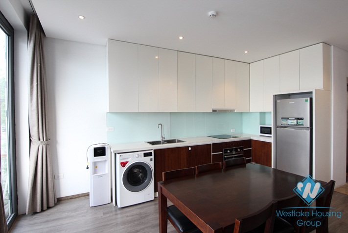 Beautiful apartment with Westlake view for rent in Tay Ho, Ha Noi