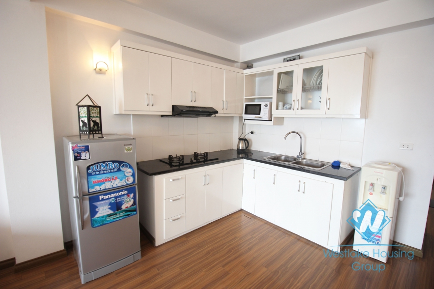 A spacious 1 bedroom apartment with lake view in Tu hoa, Tay ho, Ha noi