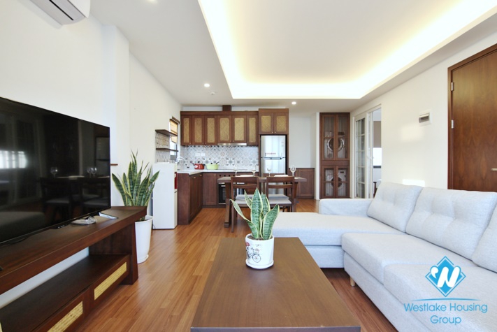 Brand-new, Breaking view,  Big balcony and  modern design apartment for rent in Tay Ho