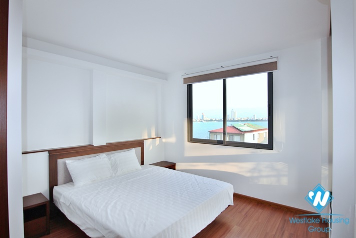 Brand-new, Breaking view,  Big balcony and  modern design apartment for rent in Tay Ho