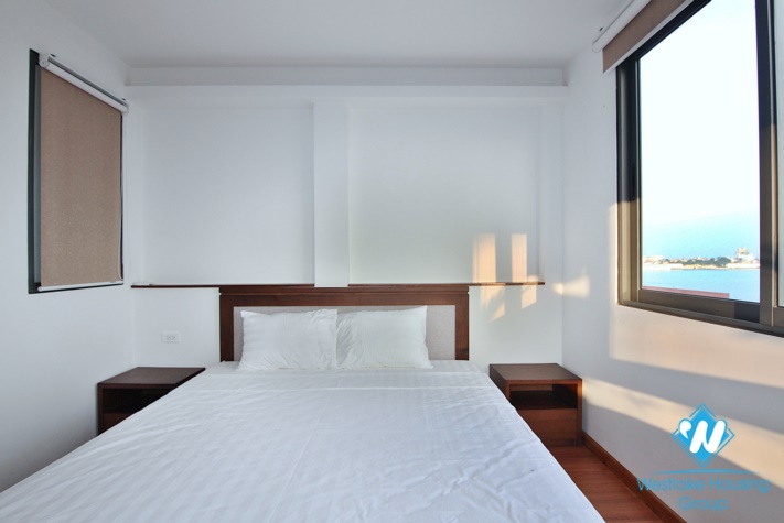 Brand-new, Breaking view,  Big balcony and  modern design apartment for rent in Tay Ho