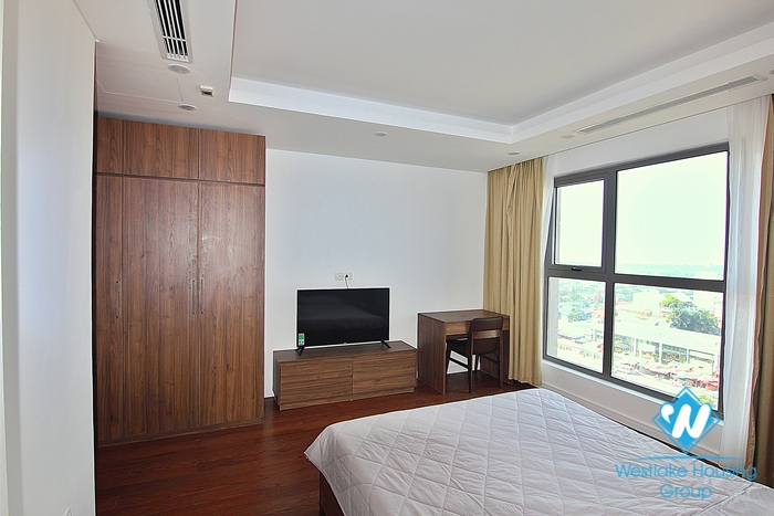 Two bedroom apartment with city view for rent at D Le Roi Soleil Xuan Dieu Tay Ho Hanoi