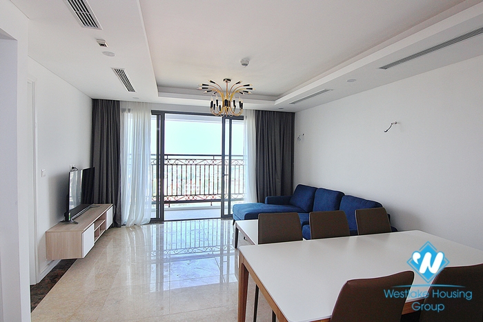 Two bedroom apartment with city view for rent at D Le Roi Soleil Xuan Dieu Tay Ho Hanoi