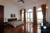 Spacious 3 bedroom apartment available for rent on Xuan Dieu street, Tay Ho, Hanoi.