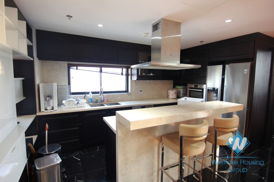 A brillian 3 bedroom apartment for rent in Hoan Kiem