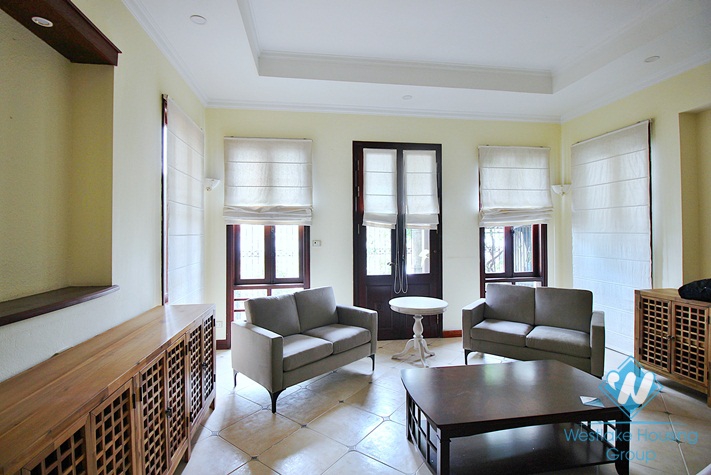 Lake view house with 5 bedrooms in Tay Ho