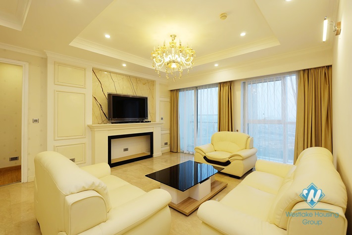 Elegant 154sqm 3 bedroom apartment for rent in Ciputra, Hanoi