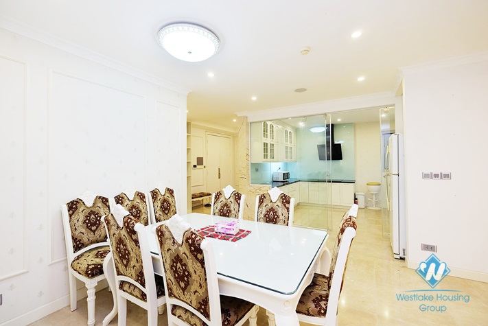 Elegant 154sqm 3 bedroom apartment for rent in Ciputra, Hanoi