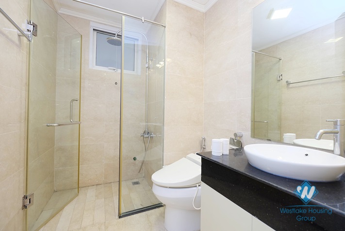 Elegant 154sqm 3 bedroom apartment for rent in Ciputra, Hanoi