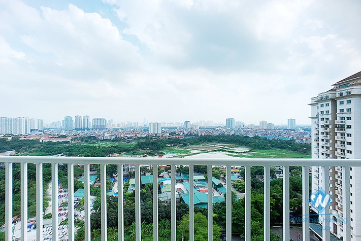 Large size furnished apartment available for rent in Ciputra, Hanoi