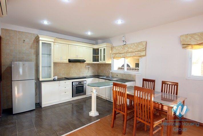 Duplex and lakeview apartment for rent in Nghi Tam village, Tay Ho.