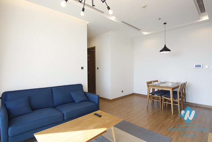 Bright and new two bedrooms apartment for rent in Vinhome Metropolis, Ba Dinh