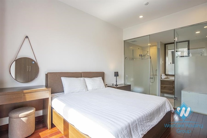 Morden two bedrooms apartment for rent in To Ngoc Van st, Tay Ho, Ha Noi
