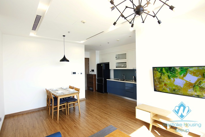 Bright and new two bedrooms apartment for rent in Vinhome Metropolis, Ba Dinh