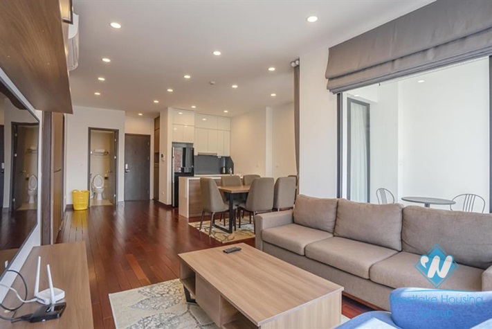 Morden two bedrooms apartment for rent in To Ngoc Van st, Tay Ho, Ha Noi