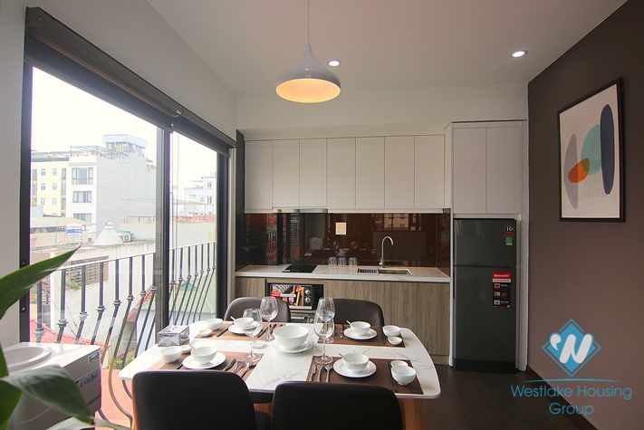 Morden one bedroom apartment for rent in Lieu Giai, Ba Dinh