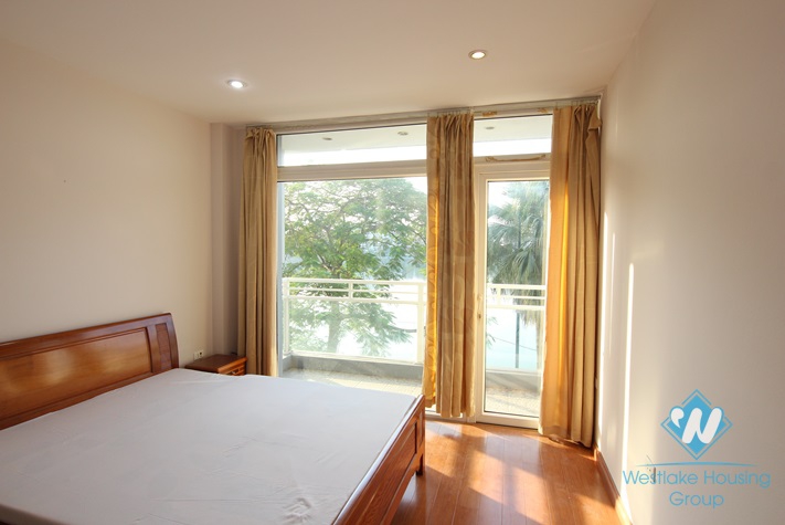 Duplex and lakeview apartment for rent in Nghi Tam village, Tay Ho.