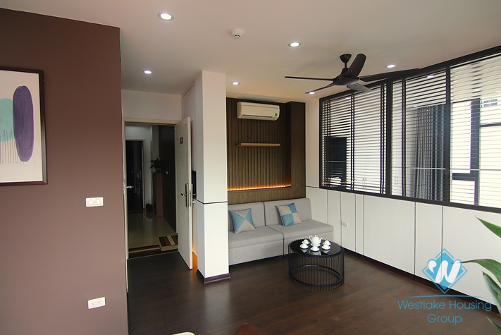 Morden one bedroom apartment for rent in Lieu Giai, Ba Dinh