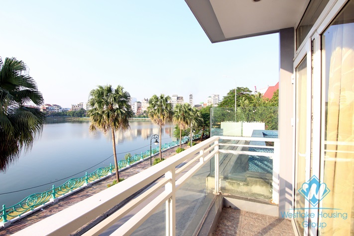 Duplex and lakeview apartment for rent in Nghi Tam village, Tay Ho.