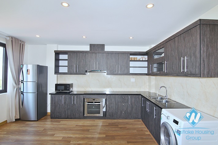 A well-decorated three bedroom apartment for rent in To Ngoc Van, Tay Ho