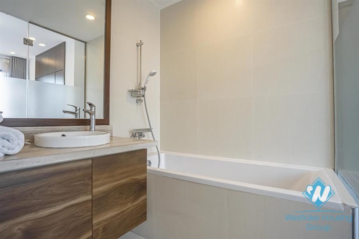 Morden two bedrooms apartment for rent in To Ngoc Van st, Tay Ho, Ha Noi