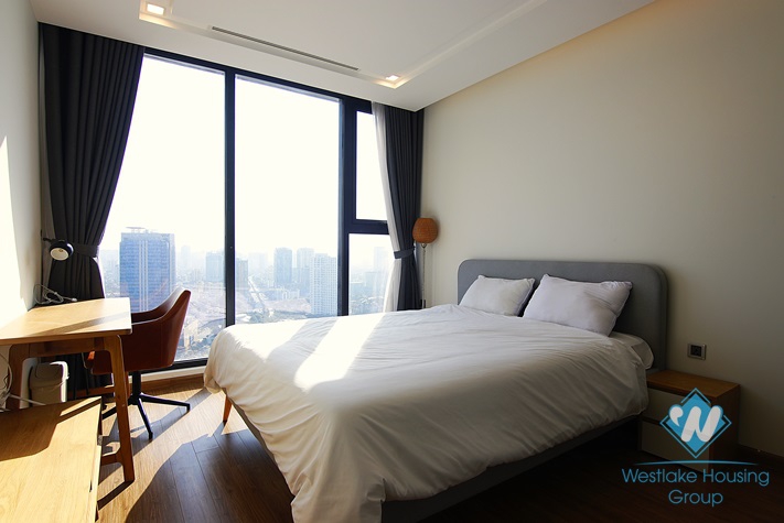 Bright and new two bedrooms apartment for rent in Vinhome Metropolis, Ba Dinh