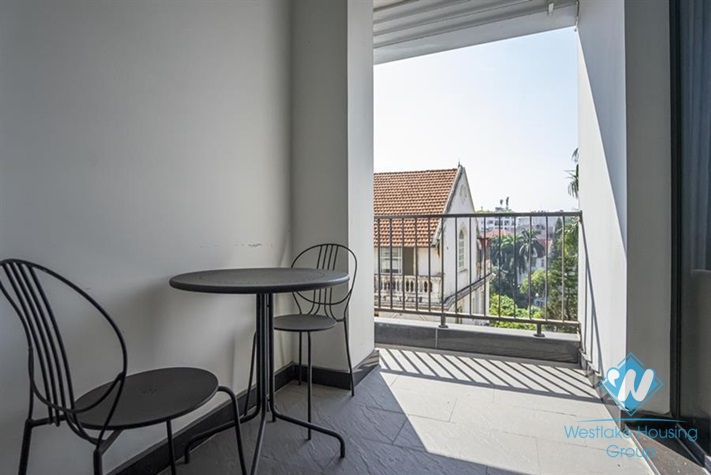Morden two bedrooms apartment for rent in To Ngoc Van st, Tay Ho, Ha Noi