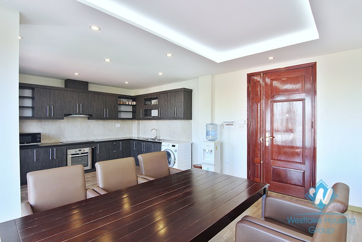 A well-decorated three bedroom apartment for rent in To Ngoc Van, Tay Ho