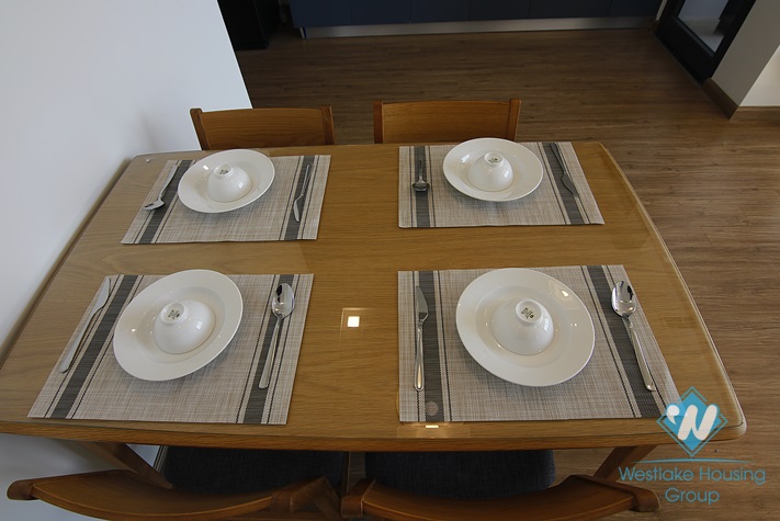 Bright and new two bedrooms apartment for rent in Vinhome Metropolis, Ba Dinh