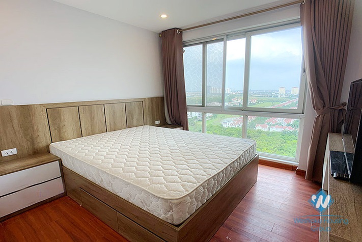 Large size furnished apartment available for rent in Ciputra, Hanoi