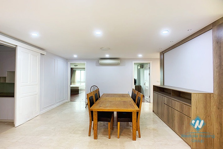 Large size furnished apartment available for rent in Ciputra, Hanoi