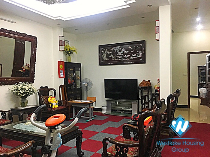 A local 4 bedroom house for rent in Ba Dinh District