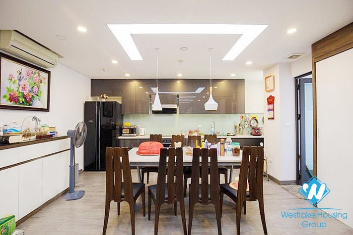 A spacious, modern apartment with 3 bedrooms for rent in Ciputra Block 