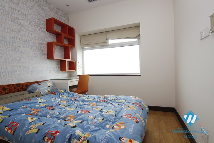 Three bedroom apartment for rent in Hoa Binh Green, 376 Buoi st, Ba Dinh